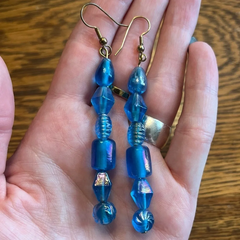 Vintage elegant blue